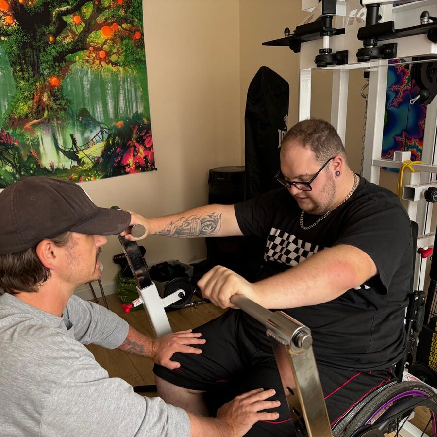 Healthcare professional providing care