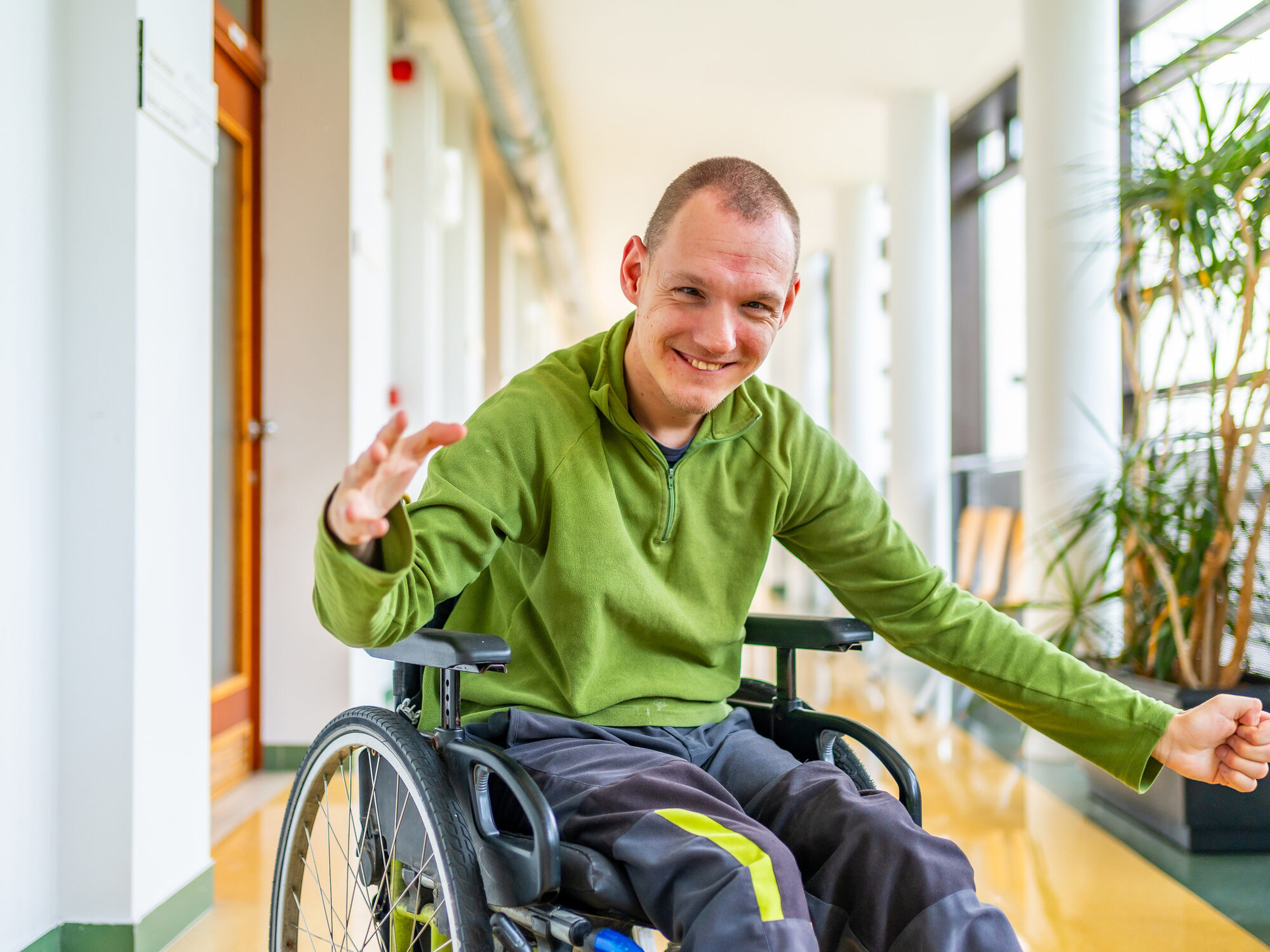 Healthcare professional providing patient care